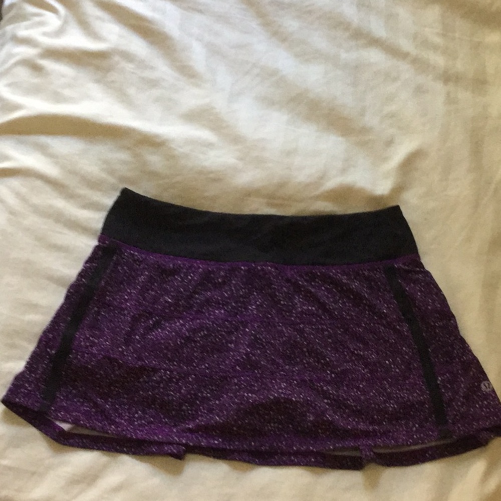 Lululemon pace rival purple skirt